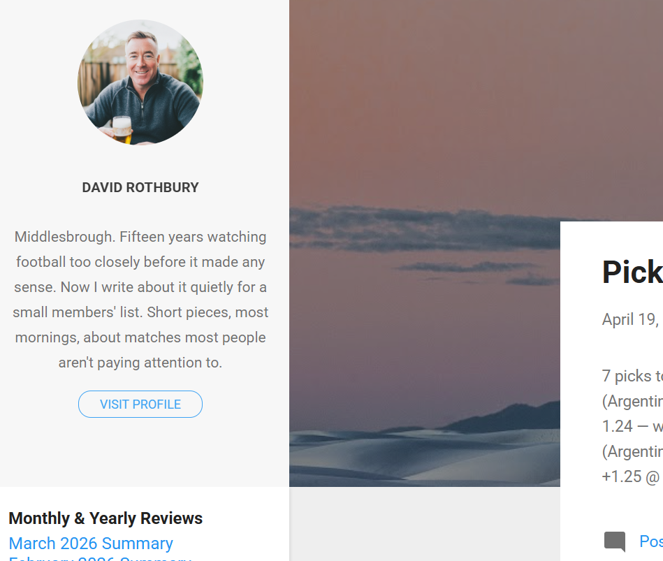 David Rothbury's Blogspot