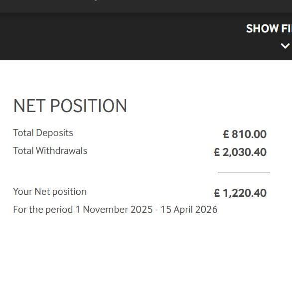 Net position statement